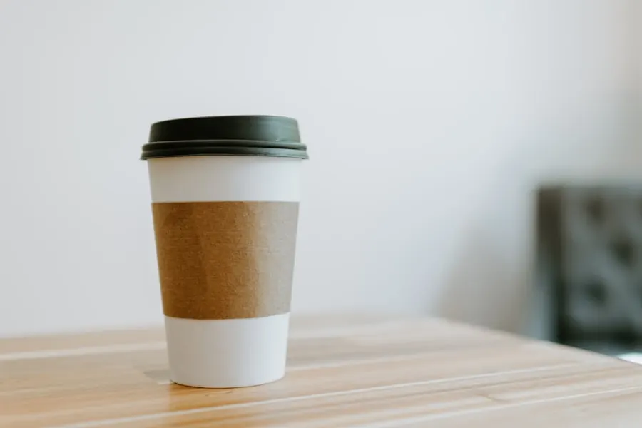 Hottr specialty-coffee to-go cups branding mock-up